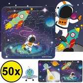 Decopatent® Cadeaux à distribuer 50 PCS Space Puzzles - Treats Giveaway Gifts for Kids - Jouets Treats
