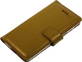 Made-NL vijf pasjes (Samsung Galaxy A72 (4G)) book case licht olijf groen leer schijfmagneet