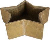 bloempot Henrique 27 cm aardewerk goud