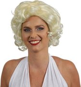 pruik Marilyn dames synthetisch blond