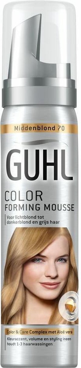Guhl Color Forming Mousse - Middenblond 70 - 3x 75 ml - Voordeelverpakking