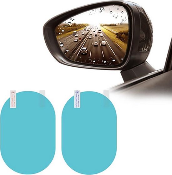 Plak opnieuw evenwichtig Effectief Spiegel nano film anti-druppel Rainproof film 2x voor spiegels van de auto  / HaverCo | bol.com