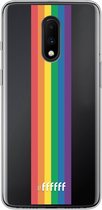 6F hoesje - geschikt voor OnePlus 7 -  Transparant TPU Case - #LGBT - Vertical #ffffff