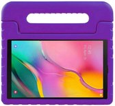 Case2go - Tablet hoes geschikt voor Samsung Galaxy Tab A 8.0 (2019) - Schokbestendige case met handvat - Paars
