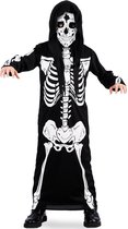 Carnival Toys Kostuum Skelet Junior Polyester Zwart/wit Mt 158
