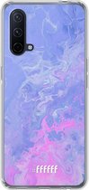 6F hoesje - geschikt voor OnePlus Nord CE 5G -  Transparant TPU Case - Purple and Pink Water #ffffff