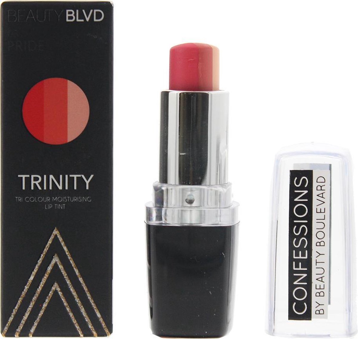 Beauty Blvd Trinity 03 Pride Tri Colour Moisturising Lip Tint 8g - balsem - droge lippen