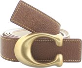 Coach Brown And Cream Reversible Belt Size 38