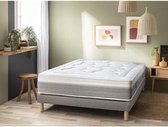 SOMDREAM Matrasset 140x190 cm + Boxspring + Voeten - Vormgeheugen - Drievoudige vering - 27 cm - OSCAR