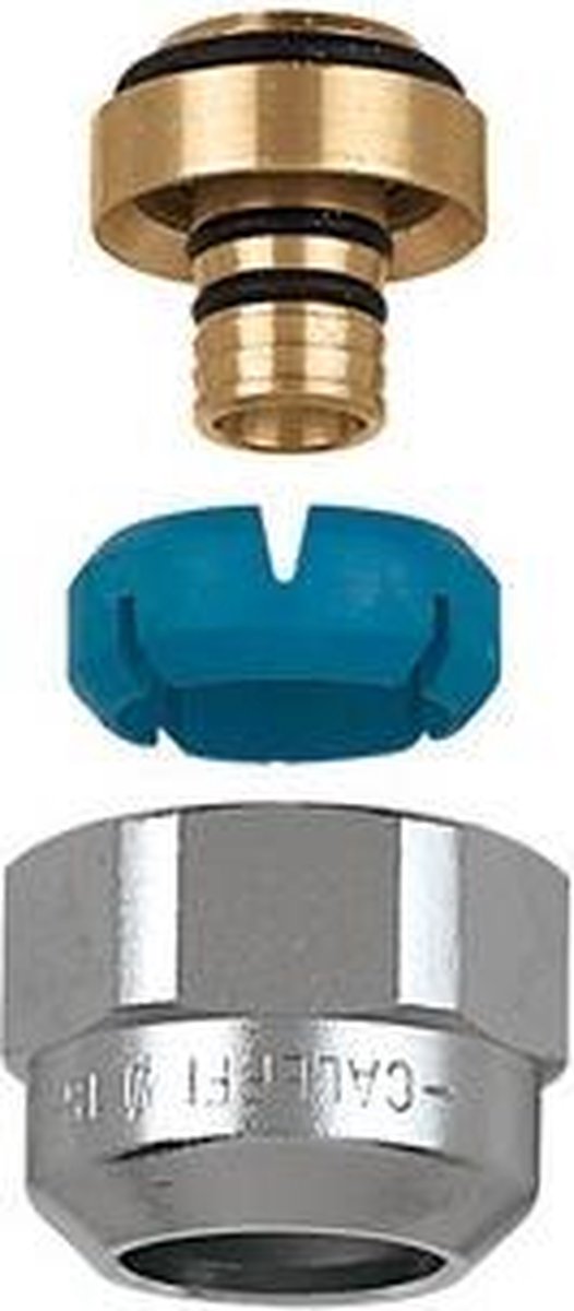 Caleffi DARCAL, klemkoppeling met zelfaanpassende diameter voor enkel- en meerlagige kunststof buizen, 681515