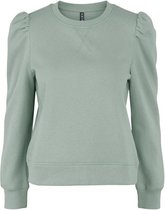 Pieces Trui Pcfranci Ls Sweat Bc 17115898 Aqua Gray Dames Maat - L