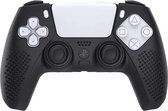 DrPhone SH1 –High End Siliconen Hoes – Grip – Comfortabel – Geschikt Voor PS5/Playstation5 - Zwart
