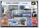 Vulkanen – Luxe postzegel pakket (A6 formaat) : collectie van 25 verschillende postzegels van vulkanen – kan als ansichtkaart in een A6 envelop - authentiek cadeau - kado - geschen