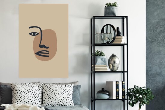 Affiche Pastel - Couleur - Visage - 80x120 cm