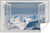Affiche Transparente - Neige - Montagnes - 60x40 cm