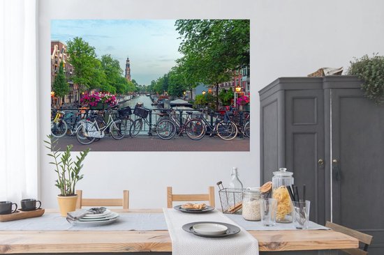 Affiche Amsterdam - Vélo - Canal - 180x120 cm XXL