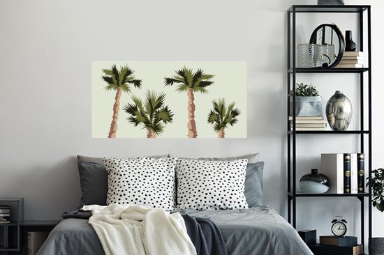 Stickers Stickers muraux - Palmier - Eté - Tropical - 120x60 cm - Film adhésif