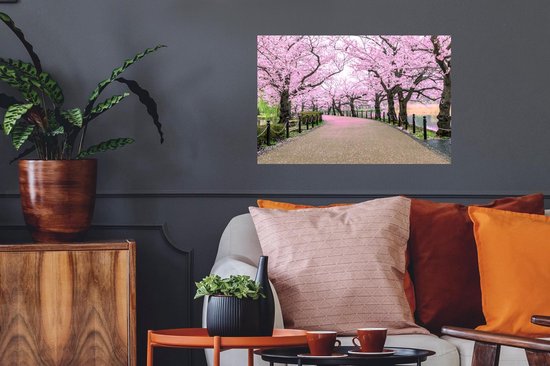 Stickers Stickers muraux - Sakura - Printemps - Japon - 60x40 cm - Feuille adhésive