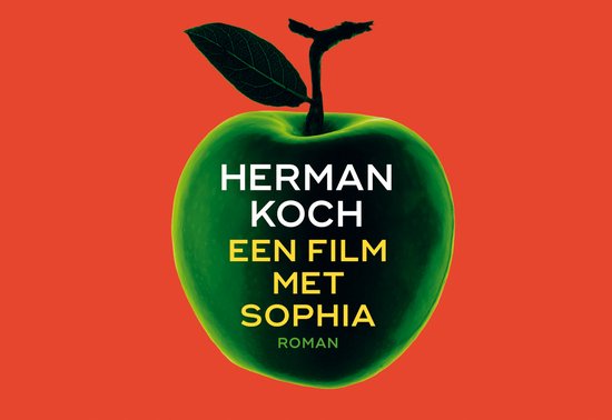 Couverture de livre avec une pomme verte et le texte 'HERMAN KOCH EEN FILM MET SOPHIA ROMAN'.