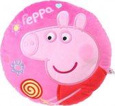 rond kussen Peppa Pig pluche meisjes roze 30 cm