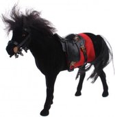 Love Horse paard 12 cm zwart