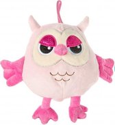 knuffeluil roze 20 cm