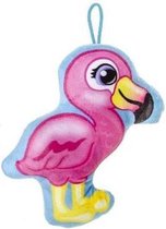 knuffel flamingo junior 20 cm pluche blauw