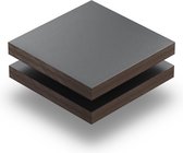 HPL plaat 6 mm dik - 60 x 60 cm - Structuur Antraciet