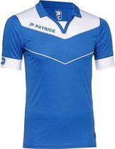 Patrick Power Shirt Korte Mouw Heren - Royal / Wit | Maat: XL