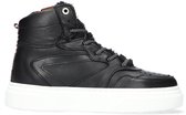 Red-Rag 13144 Hoge sneakers - Leren Sneaker - Meisjes - Zwart - Maat 34