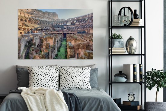 Peintures sur toile Colisée - Rome - Italie - 120x80 cm - Décoration murale