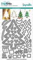 Snijmallen Outline Kerstboom (CDSN-0113)