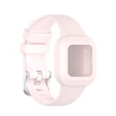 Voor Garmin Vivofit JR3 siliconen vervangende horlogeband in pure kleur (roze)