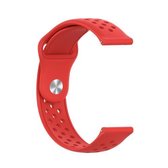 Voor Samsung Galaxy S3 / Galaxy Watch 46 mm ventilatiegat siliconen horlogeband (rood)