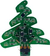 Whadda Soldeerkit, DIY, SMD-kerstboom met usb-aansluiting, miniatuur gadget, eenvoudige montage