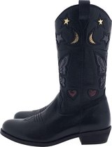 Red-Rag 11182 western laarzen zwart, 34