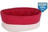 Panora nest katoen rode ovale 20x15x7cm
