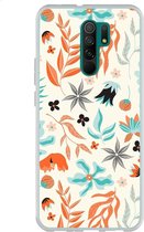Smartphonebooster Telefoonhoesje - Back Cover - Geschikt Voor Xiaomi Redmi 9 - Blue En Blue