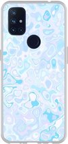 Smartphonebooster Telefoonhoesje - Back Cover - Geschikt Voor OnePlus Nord N10 5G - Blue En Blue