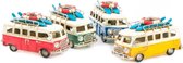 Voertuig DKD Home Decor Decoratief Metaal Bus (4 pcs) (16.5 x 7.5 x 9.5 cm)