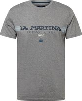 La Martina shirt Grijs Gemêleerd-Xl