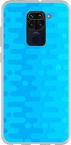 Smartphonebooster Telefoonhoesje - Back Cover - Geschikt Voor Xiaomi Redmi Note 9 - Blue En Blue