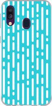 Smartphonebooster Telefoonhoesje - Back Cover - Geschikt Voor Samsung Galaxy A40 - White En White