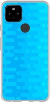 Smartphonebooster Telefoonhoesje - Back Cover - Geschikt Voor Google Pixel 4a 5G - Blue En Blue