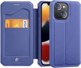 iPhone 13 Hoesje - Dux Ducis Skin X Wallet Case - Blauw
