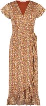 Freebird Rosy Midi dames jurk casual oranje