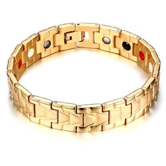 Bracelet magnétique doré Modèle homme