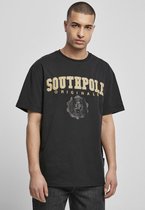 Southpole Heren Tshirt -L- College Script Zwart