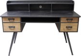 Bureau DKD Home Decor Metaal Spar (135 x 60 x 95 cm)