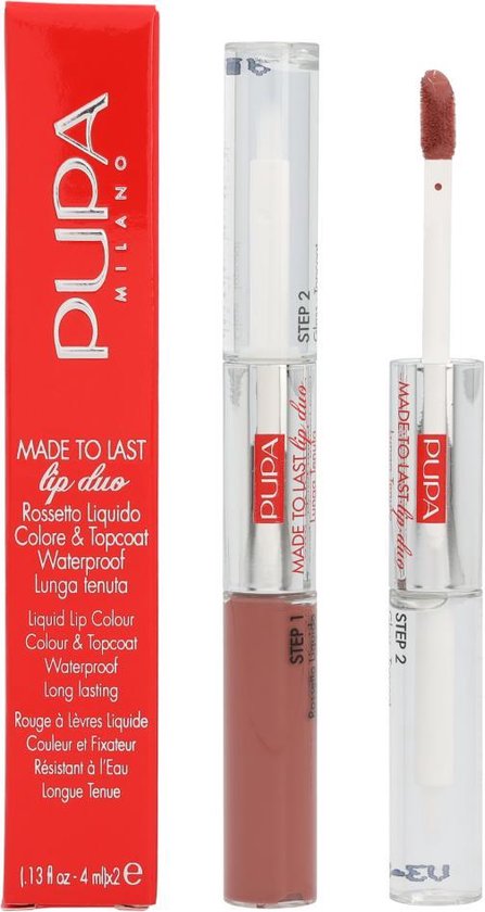 Pupa - Made To Last Lip Duo - 011 Natural Brown | bol.com